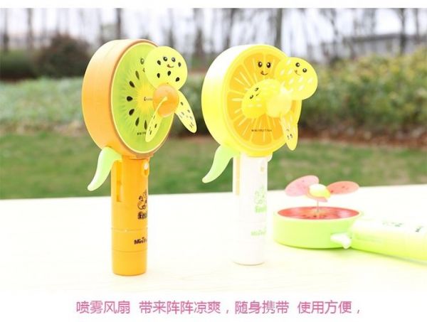 CF133114 12入水果噴水手壓風扇 