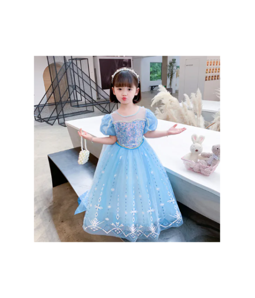 表演服-亮片公主 角色扮演, 萬聖節活動,艾莎公主,冰雪奇緣 , 冰雪公主, Elsa 表演服,迪士尼公主