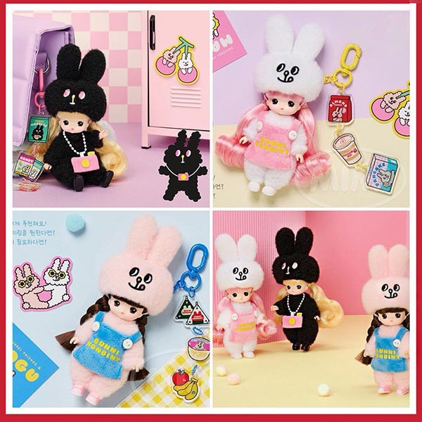 BK65503 - 兔子便利商店迷你小MIMI吊飾 正版授權品牌玩具,娃娃場景套裝,樂天,兔子便利店,MIMI,