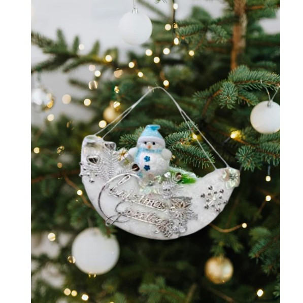 YF13744 - 小月亮 聖誕節,聖誕樹,裝飾,聖誕裝飾,