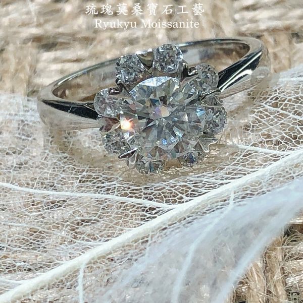 1克拉大花朵 美國莫桑石,莫桑鑽,女戒,鑽戒,鑽石,求婚,時尚,百搭,情人節,聖誕節,訂婚,情侶戒,禮物,紀念,週年,耳釘,耳掛,耳線,手鍊,母親節,父親節,尾戒,天然珍珠,黃鑽,藍鑽
