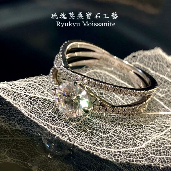 三生三世 美國莫桑石,莫桑鑽,女戒,鑽戒,鑽石,求婚,時尚,百搭,情人節,聖誕節,訂婚,情侶戒,禮物