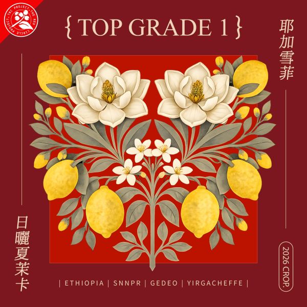 2026 日曬夏茉卡 | TOP G1 | 紅圈計畫 | 耶加雪菲 | 74110 | 日曬 | 頂級 G1 咖啡生豆,衣索比亞,G1,耶加雪菲,YIRGACHEFFE,日曬74110,2026,紅圈計畫