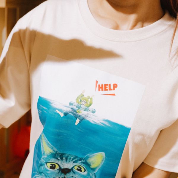大貓咪 Big Cat 短T NSFW,上班不要看,T恤,Tshirt,上班不要看衣服,上班不要看週邊,上不衣服