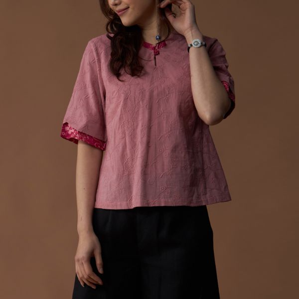 刺繡古布上衣 