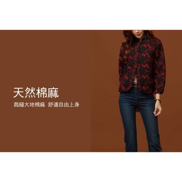 鋪棉刺繡小外套 