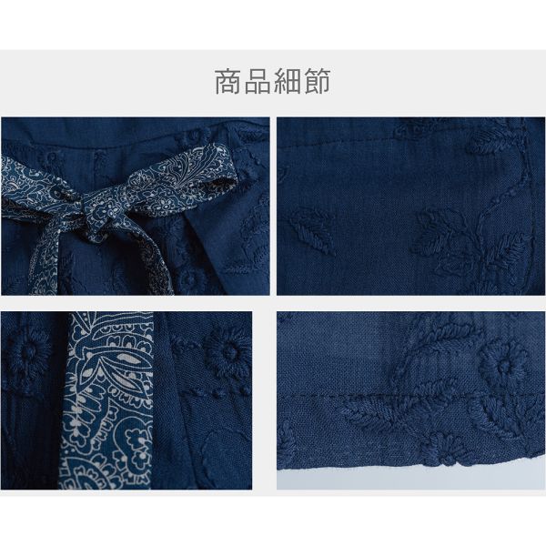 刺繡綁結浪漫褲裙 