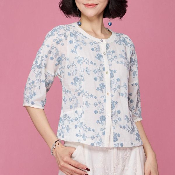刺繡俏麗小外套 