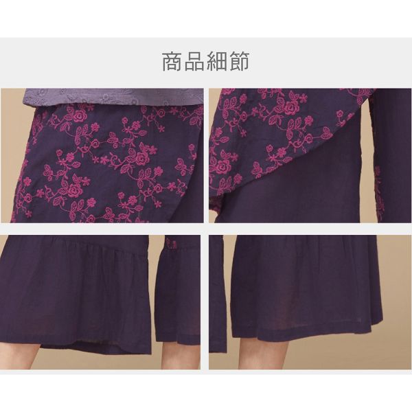刺繡造型褲裙 