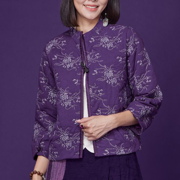 刺繡鋪棉小外套 