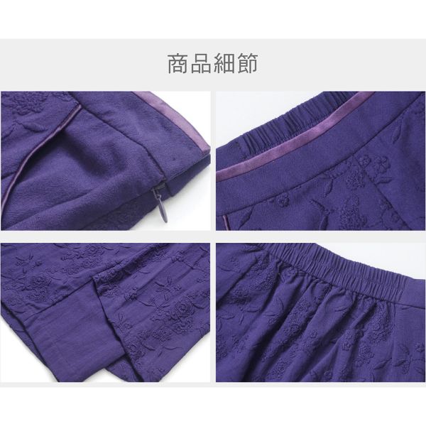 刺繡浪漫造型褲 