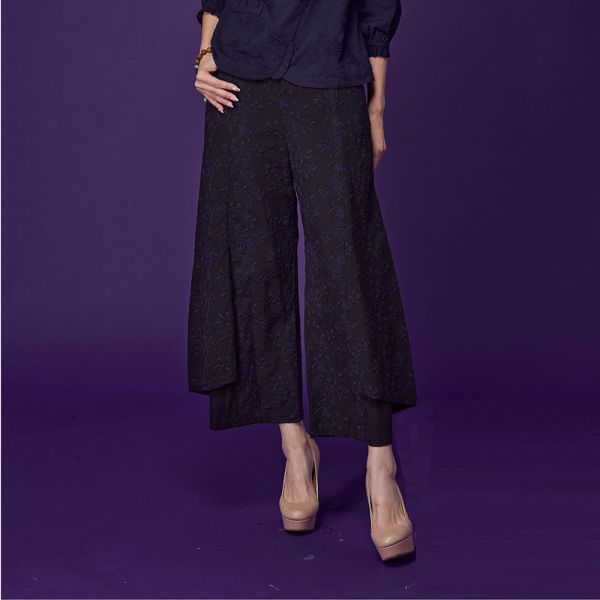 刺繡浪漫造型褲 