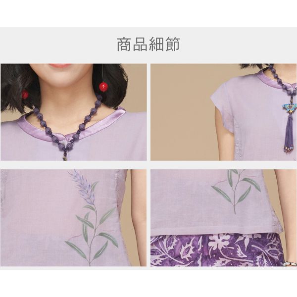 手繪刺繡浪漫上衣 