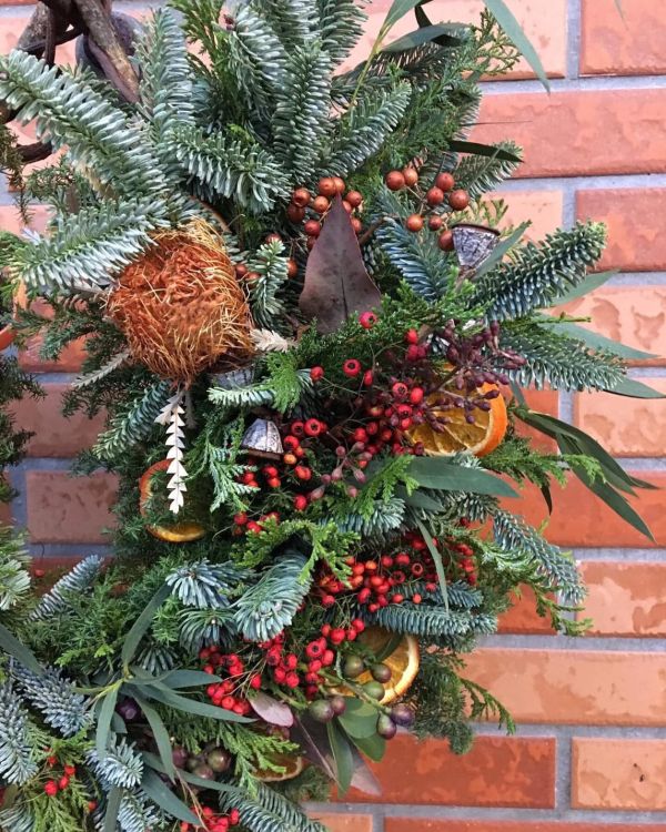 12/14(日)聖誕療癒花圈(兩款擇一) 聖誕花圈課 聖誕節 裝飾 花藝 台北花藝 台北工作坊 手做