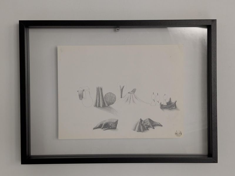 椪小雨 個展 素描畫-2 陶藝 陶土 手工器皿 傷痕 療癒 可愛 自我療癒 陶器 家飾 藝術 雕塑