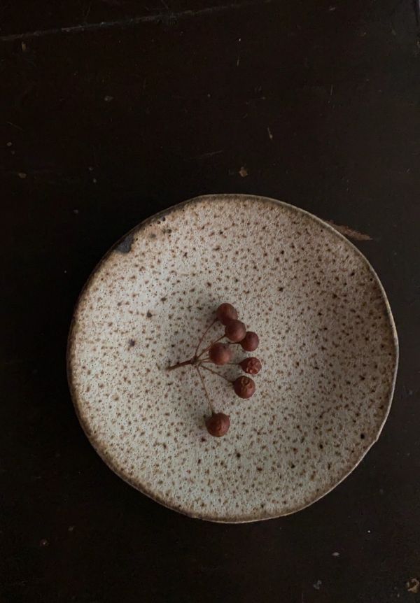 顧上翎 斑點豆皿 