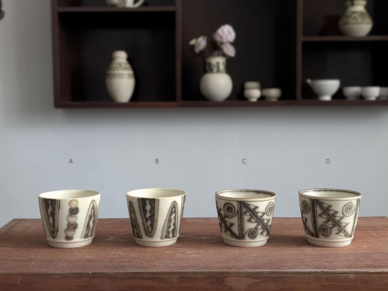 燻 陶 漫 行 ｜彩繪豬口杯 陶藝 陶土 手工器皿 豬口杯 陶器 家飾 藝術 雕塑 茶壺 茶具 鶯歌