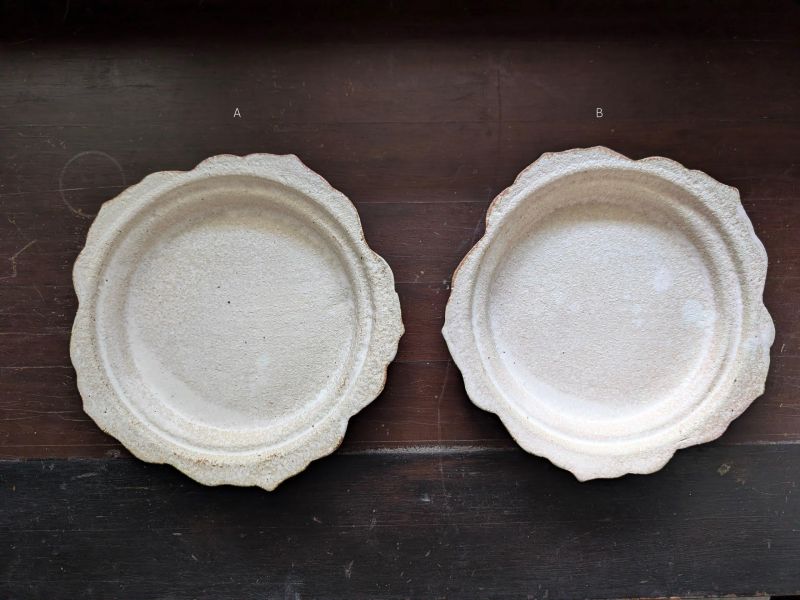 山本一仁 白釉花盤 陶藝 陶土 無印良品 手工器皿 日系 日本職人 日本職人山本一仁花盤