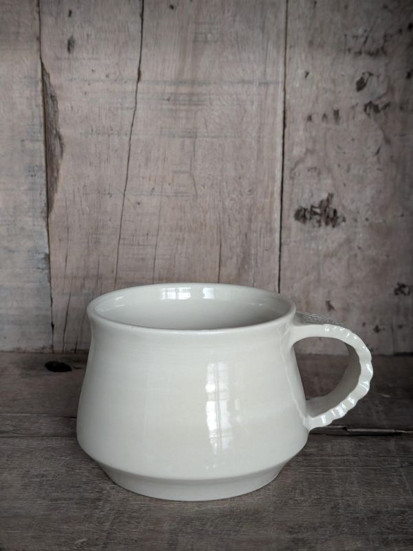 石川智子 雪花紋樣馬克杯 陶藝 陶土 無印良品 手工器皿 日系 日本職人 雪花盤