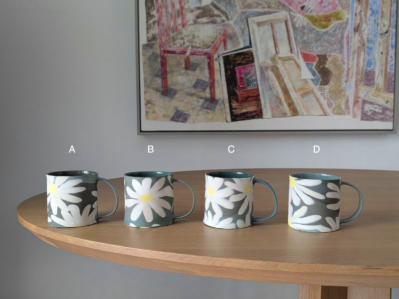 蔡佳曈 韓國綠底雛菊杯 韓國綠底雛菊杯