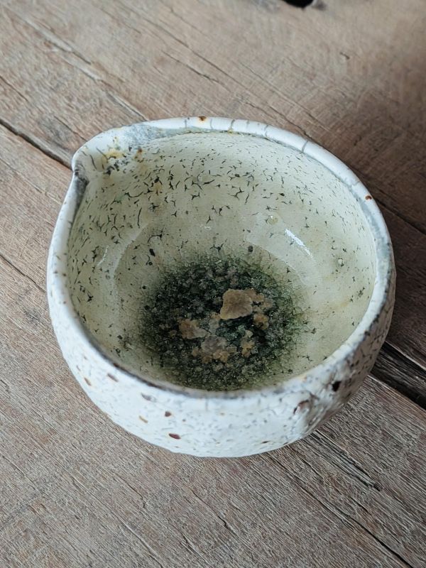 山本一仁 玻璃釉粉引片口 陶藝 陶土 無印良品 手工器皿 日系 日本職人 日本職人山本一仁花盤