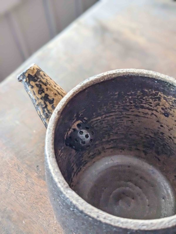 劉森雨 紅鐵灰釉直式大壺 