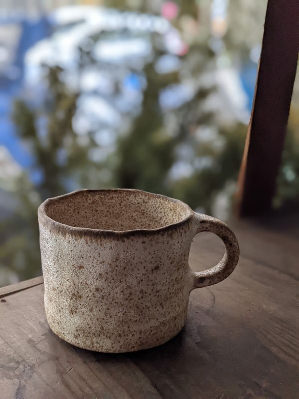 顧上翎 斑點咖啡把杯 