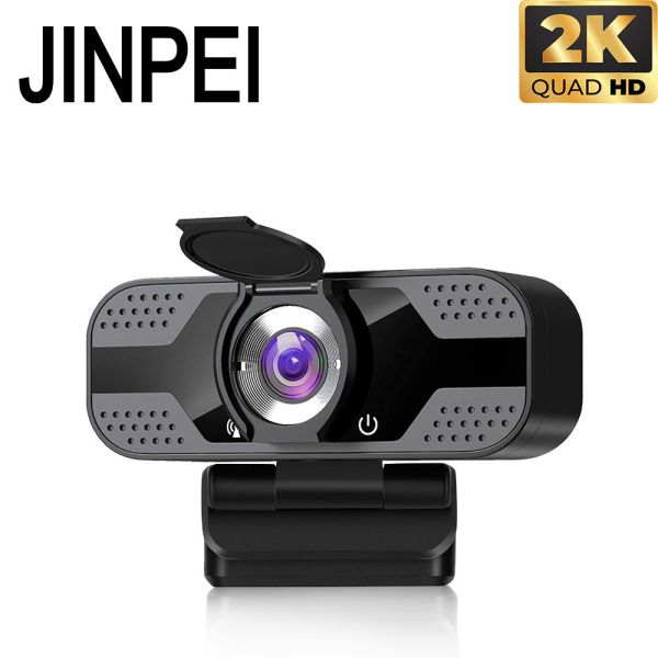 【JINPEI 錦沛】 2K QHD 2560x1440  網路視訊攝影機  視訊鏡頭  Webcam  ( JW-05B-2K) 2K 高畫質網路攝影機