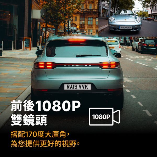 【Jinpei】GPS speed measurement, rearview mirror type, front and rear dual lenses, high quality 1080P Full HD dashcam (32GB memory card) *支援四吋螢幕。
*支援24小時停車監控功能（需額外接降壓線）
*支援移動偵測攝像功能
*支援重力感應功能
*支援循環錄影
*支援WDR寬動態技術
*支援夜視功能
*支援170 度高廣角
*支援雙鏡頭