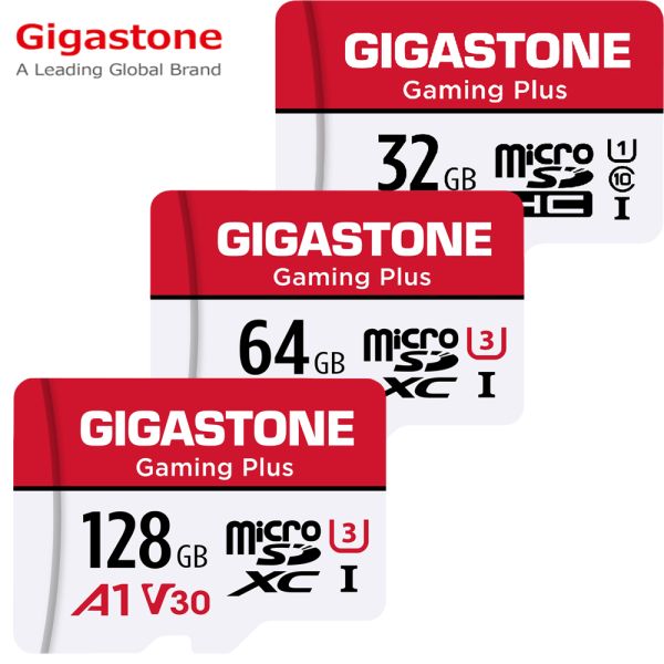 【Gigastone 立達國際】32GB 64GB 128GB記憶卡 Gaming Plus microSDXC 讀取速度最高達100MB/s,寫入最高達80MB/s
A2等級,讀寫 4000 / 2000 IOPS以上,支援遊戲更順暢
遊戲部落客開箱品,畫面不卡頓,零撕裂
4K Full HD V30超高速錄影,動態錄影、攝影設計首選
附轉接卡,適合包含手機、平板、遊戲機、空拍機、行車紀錄器、單眼及運動相機等裝置
防水、抗震、防 X 光、耐高溫抗極寒
原廠公司貨,耐用可靠,全球五年保固