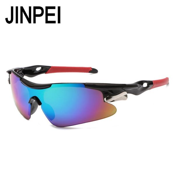 【JINPEI 錦沛】運動太陽眼鏡 (抗UV400 PC防撞 防眩光) 【JINPEI 錦沛】曜金黑 運動太陽眼鏡 (抗UV400 PC防撞 防眩光)