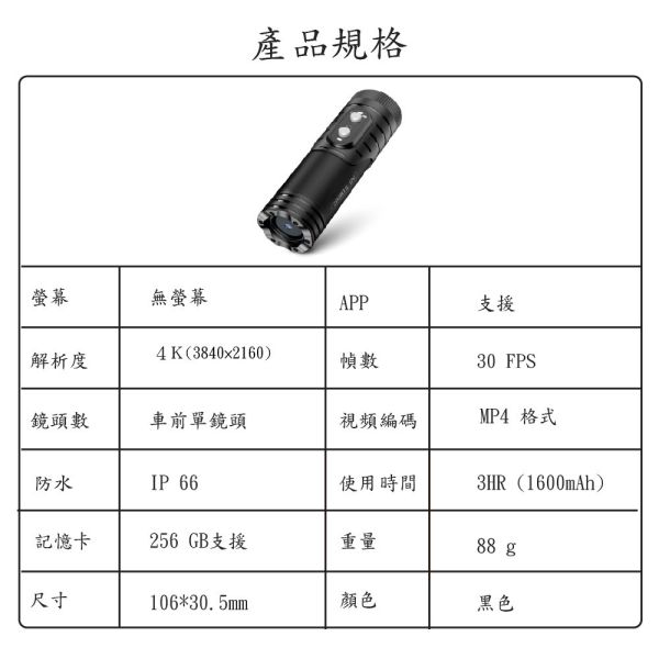 【Jinpei 錦沛】SONY Starvis 鏡頭 、 4K Ultra HD 解析度 、APP 即時傳輸、機車 摩托車 行車紀錄器 【Jinpei 錦沛】SONY STARVIS 鏡頭 、 4K ULTRA HD 解析度 、APP 即時傳輸、機車 摩托車 行車紀錄器  JD-08BM-4K