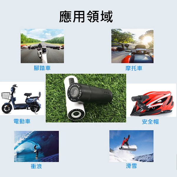 【Jinpei 錦沛】機車、自行車行車記錄器/USB供電/APP 即時觀看器、USB充電 *支援IP65防水功能
* 支援WIFI 連接手機 觀看即時影像
*支援循環錄影
*支援WDR寬動態技術
*支援夜視功能
*支援120 度高廣角