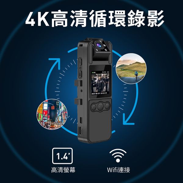 【JINPEI 錦沛】4K Ultra HD 解析度、紅外線夜視、微型攝影機 、密錄器、自行車 機車行車紀錄 【JINPEI 錦沛】4K Ultra HD 解析度、紅外線夜視、微型攝影機 、密錄器、自行車 機車行車紀錄 JS-06B-2