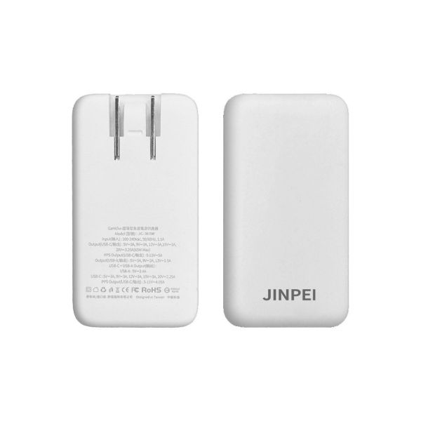 【JINPEI 錦沛】65W GaN氮化鎵 超薄型急速電源供應器 雙Type-C 【JINPEI 錦沛】65W GaN氮化鎵 超薄型急速電源供應器 雙Type-C