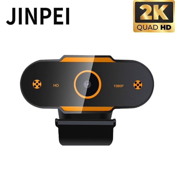 【Jinpei 錦沛】 2K QHD 2560x1440  網路視訊攝影機  視訊鏡頭  Webcam (JW-06B) 