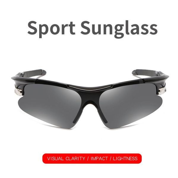【JINPEI 錦沛】運動太陽眼鏡 (抗UV400 PC防撞 防眩光) 【JINPEI 錦沛】曜金黑 運動太陽眼鏡 (抗UV400 PC防撞 防眩光)