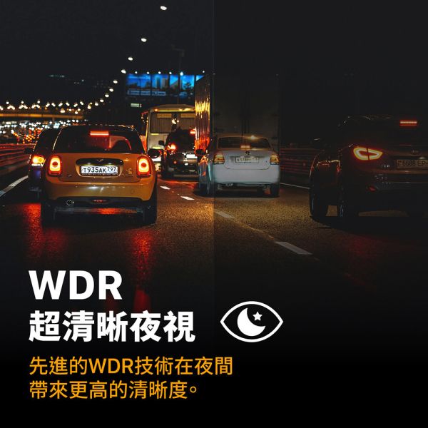 【Jinpei 錦沛】2K QHD 畫質、車前、車後、車內三鏡頭、三鏡頭同時錄影、 汽車行車記錄器 