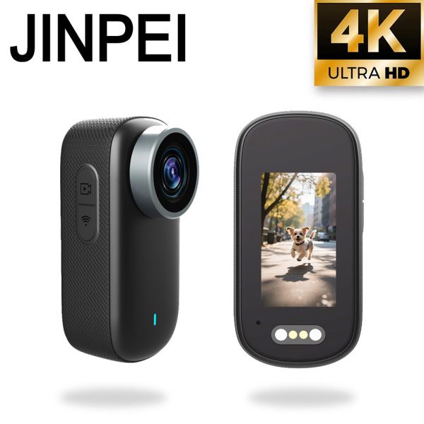 【JINPEI 錦沛】 1.5 吋螢幕、4K UHD解析度、IP65 磁吸式 EIS防抖 、 運動錄影、自行車 機車寵物 錄影機 黑色 1.5 吋螢幕、4K UHD解析度、IP65 磁吸式 EIS防抖 、 運動錄影、自行車 機車寵物 錄影機 黑色