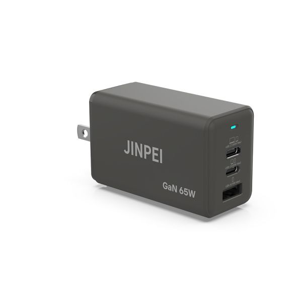【JINPEI 錦沛】65W GaN氮化鎵 Type-C三孔快充充電器 (支援iPhone17/16/Mac筆電充電頭) 【JINPEI 錦沛】65W GaN氮化鎵 Type-C三孔快充充電器 (支援iPhone17/16/Mac筆電充電頭)