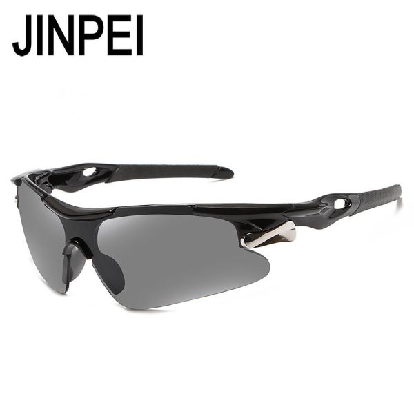 【JINPEI 錦沛】運動太陽眼鏡 (抗UV400 PC防撞 防眩光) 【JINPEI 錦沛】曜金黑 運動太陽眼鏡 (抗UV400 PC防撞 防眩光)