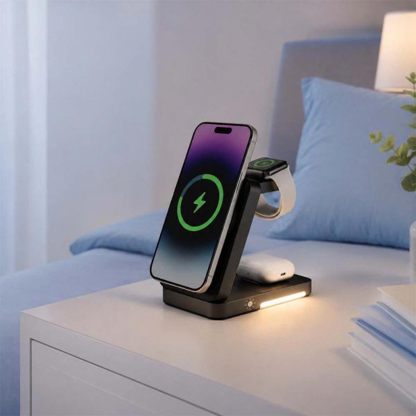 【JINPEI 錦沛】Qi2三合一 無線充電器 折疊充電支架iPhone Watch Airpods 磁吸充電 【JINPEI 錦沛】Qi2三合一 無線充電器 折疊充電支架iPhone Watch Airpods 磁吸充電