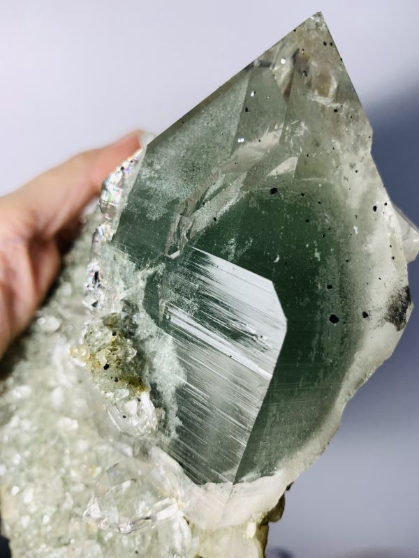 尼泊爾綠幽水晶 