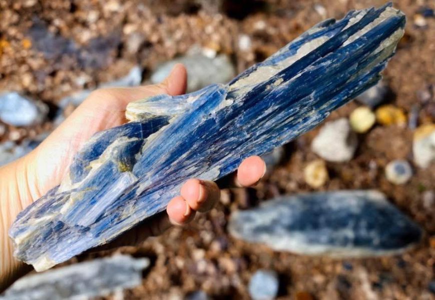 藍晶石原礦 藍晶石水晶、藍晶石原礦