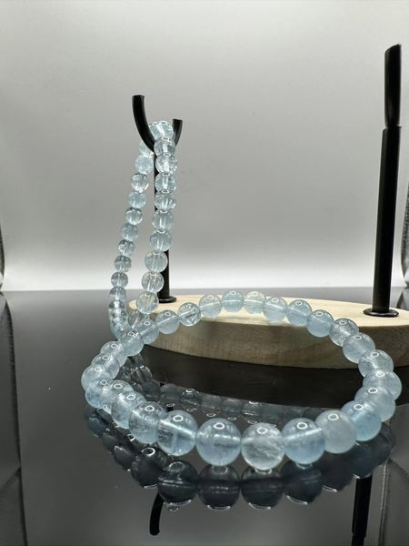 海洋之神：高品藍色拓帕石手串blue topaz 藍色拓帕石,藍拓帕石手串,blue topaz