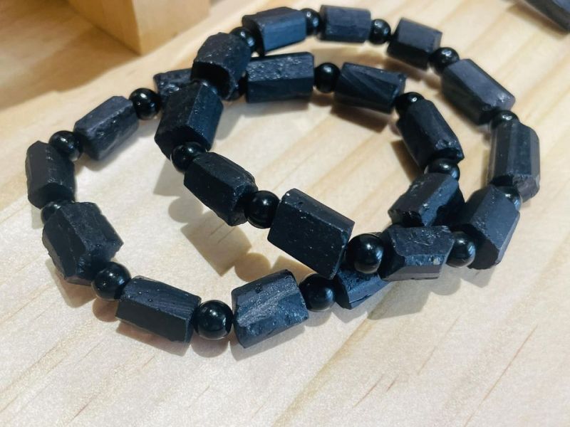 超值推薦款：原礦黑碧璽手串 黑碧璽原礦,手串