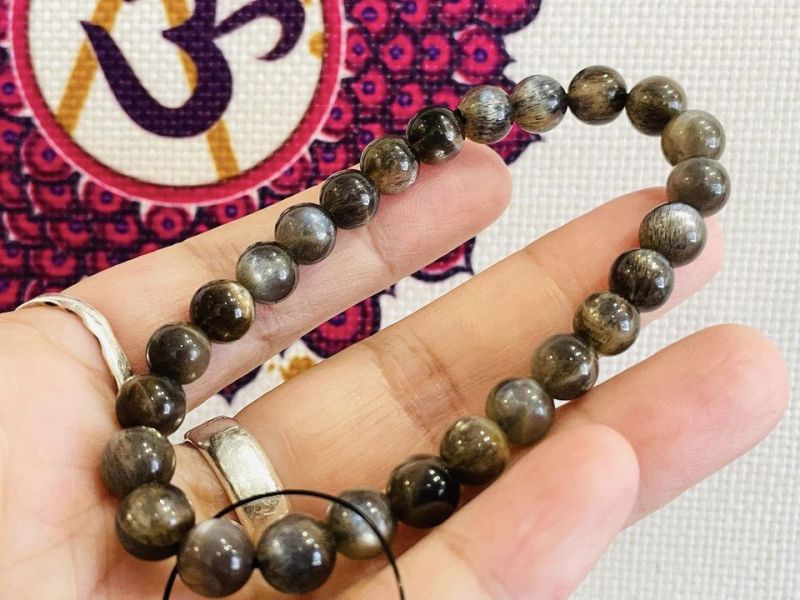曙光：黑金太陽石 黑太陽石,黑金骨幹,手串