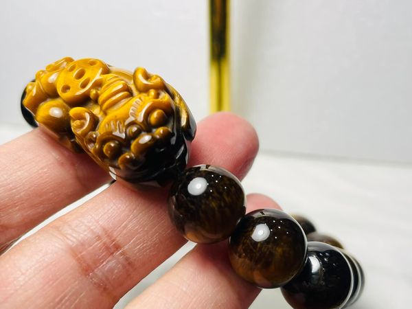 虎眼石貔貅手串 