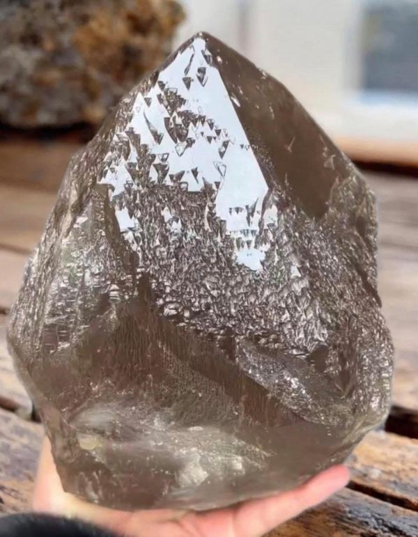 資料庫水晶 資料庫水晶、三角印記資料庫水晶、茶晶,天然原礦