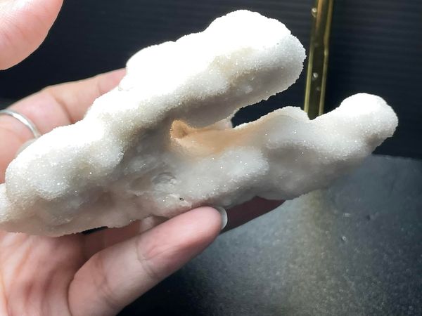 鐘乳石共生白水晶 鐘乳石共生白水晶